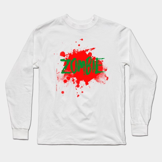 zombie Long Sleeve T-Shirt by sowecov1